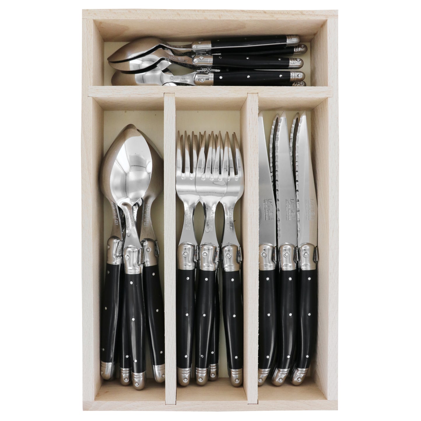 Andre Verdier 24 Piece? Cutlery Set - Black