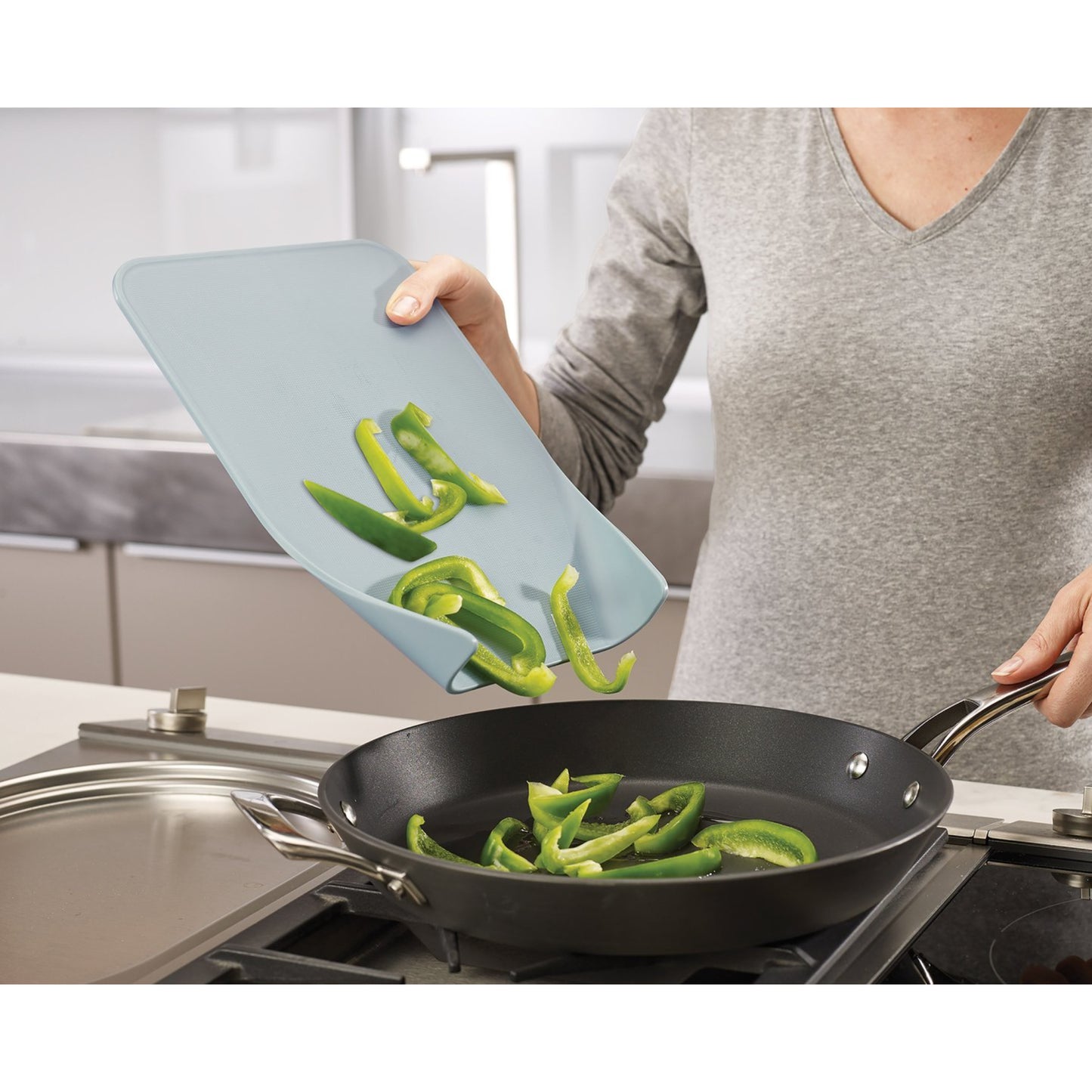 Joseph Joseph Nest Chop 3-Piece Chopping Board Set - Opal