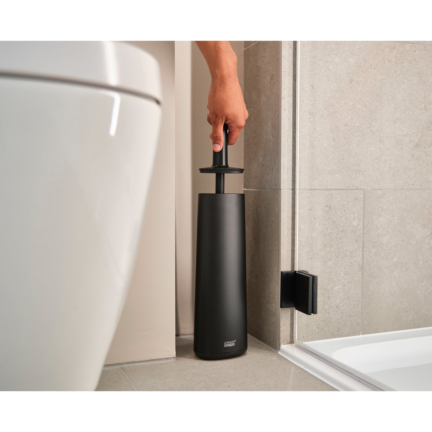 Joseph Joseph Flex 360 Toilet Brush - Black