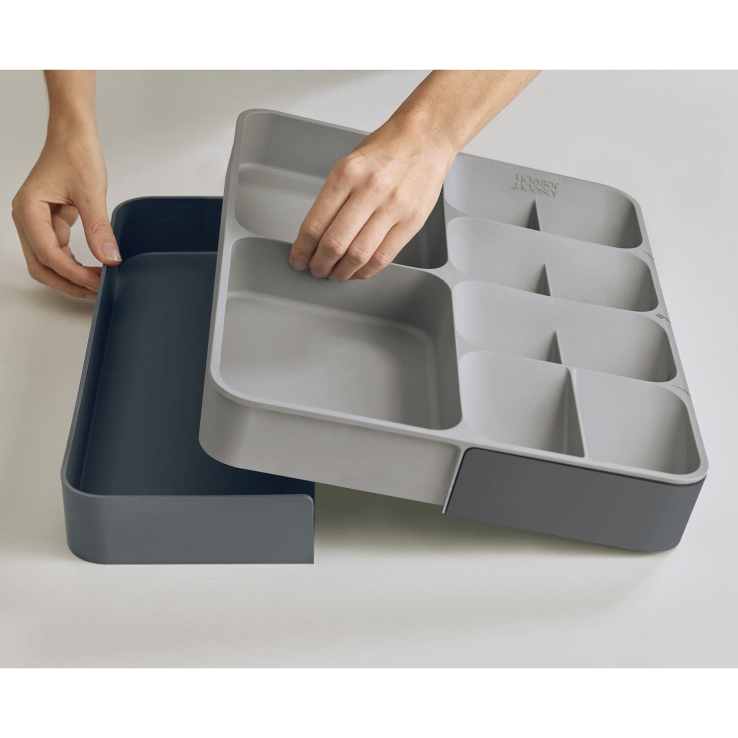 Joseph Joseph DrawerStore Expanding Cutlery, Utensil & Gadgets Organiser - Grey