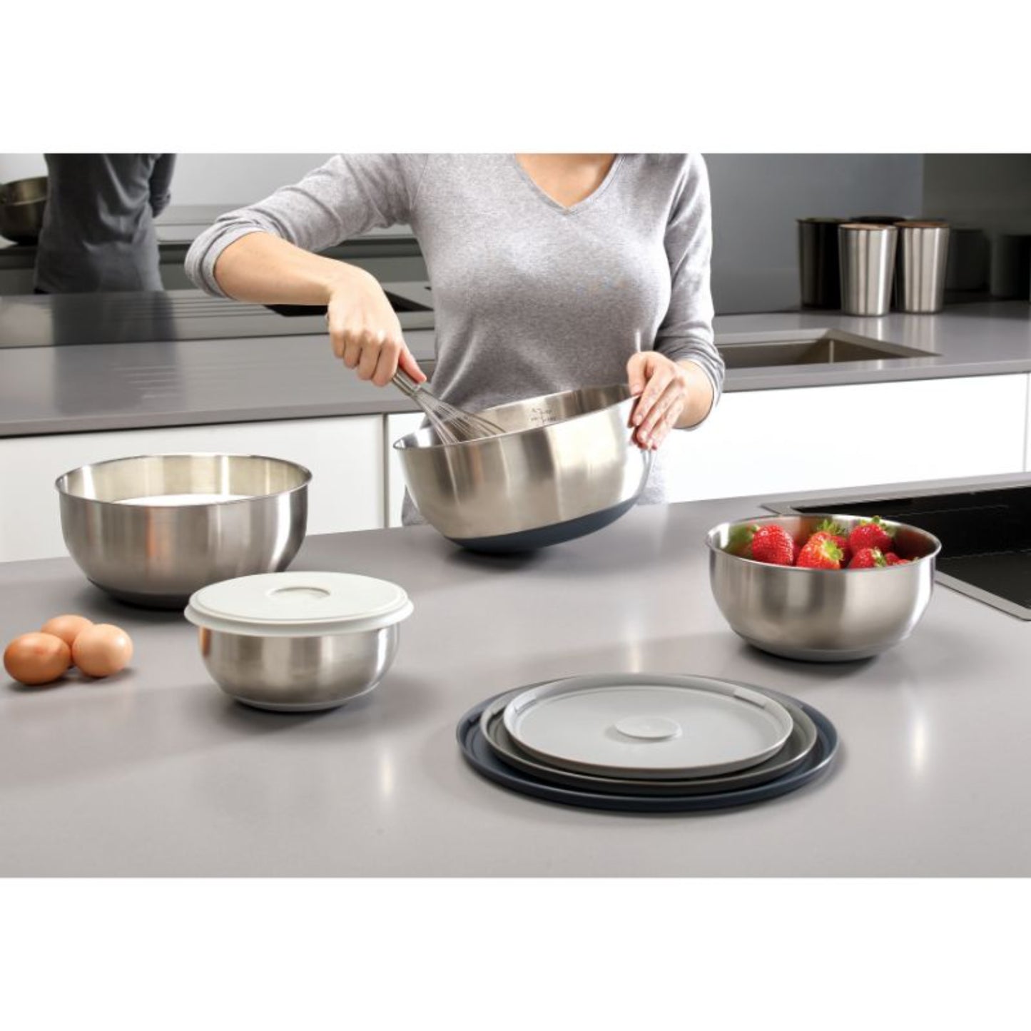 Joseph Joseph Nest Prep&Store 8pc Bowl Set with Lids