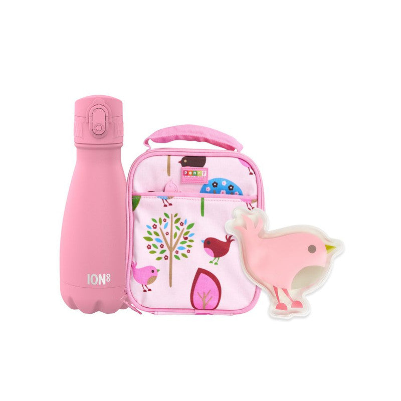 Penny Scallan Cooler Bag & Hot/Cold Pack + Bonus ION8 Bottle - Chirpy Bird