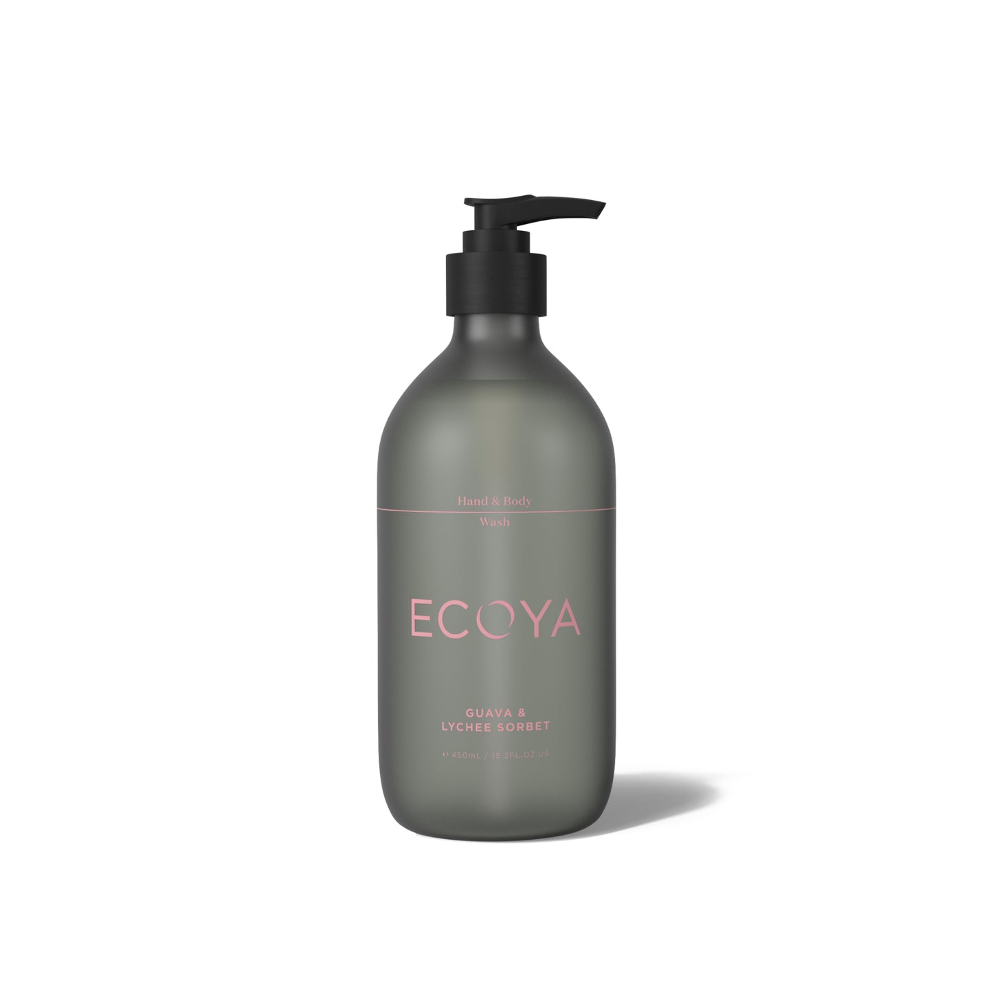 Ecoya Guava & Lychee Sorbet 450ml Hand and Body Wash - Red