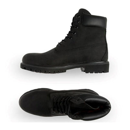 Timberland Men's 6-inch Premium Waterproof Boot Size 12 - Black Nubuck
