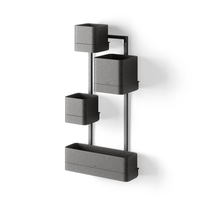 Umbra Cubiko Wall Planter - Black