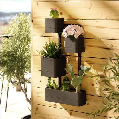 Umbra Cubiko Wall Planter - Black