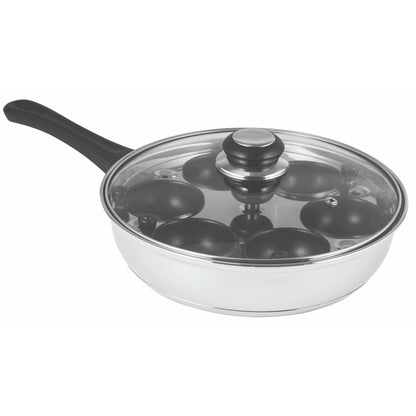 Avanti 6 Egg Poacher - 24cm - Black