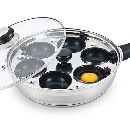Avanti 6 Egg Poacher - 24cm - Black