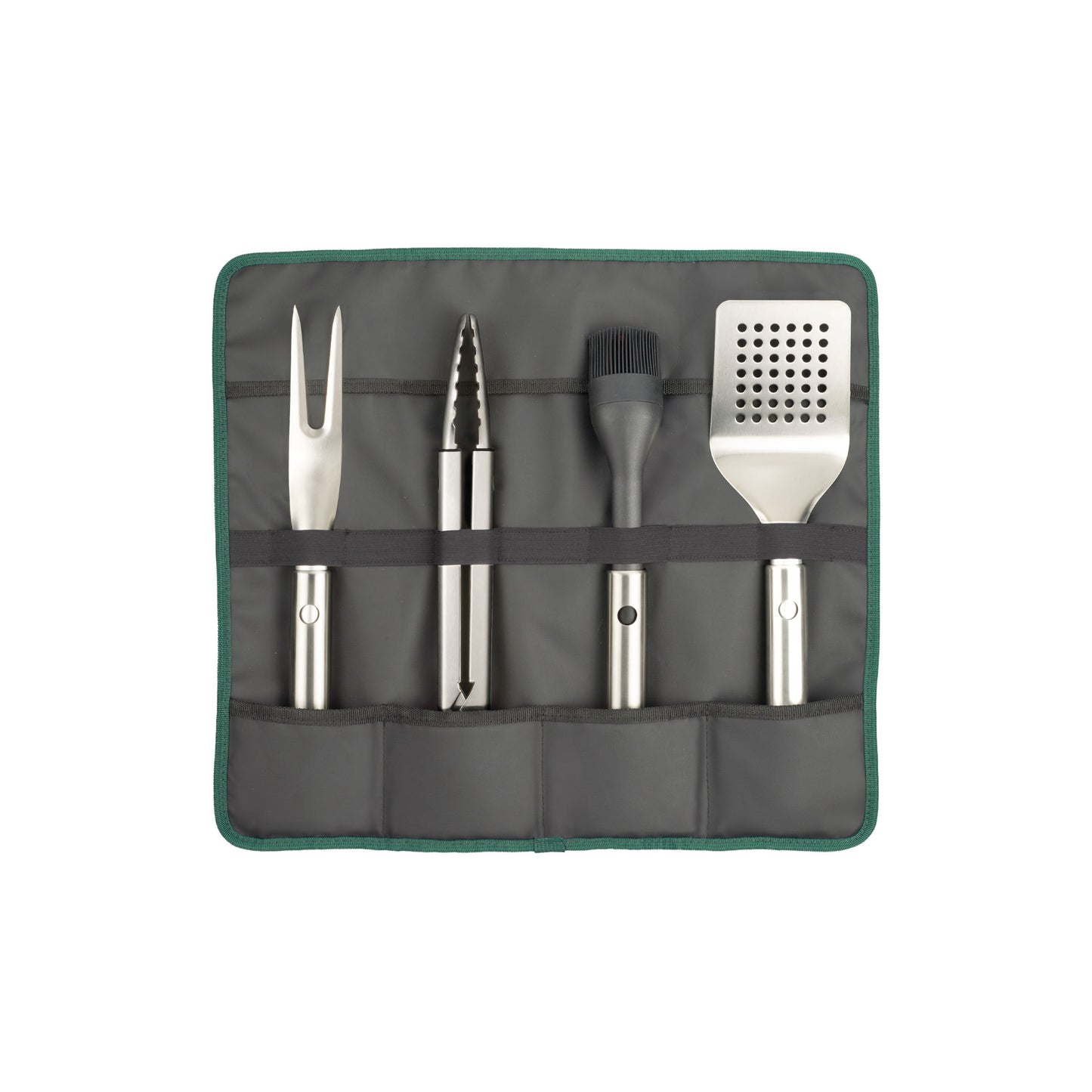 Joseph Joseph GrillOut? 4-Piece Stainless-Steel BBQ Utensil Set with Storage Case