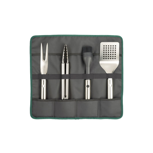 Joseph Joseph GrillOut? 4-Piece Stainless-Steel BBQ Utensil Set with Storage Case