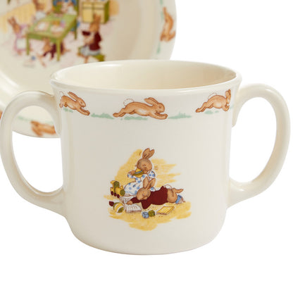 Royal Doulton Bunnykins Baby Bowl & Two-Handled Mug, 2 Piece Set