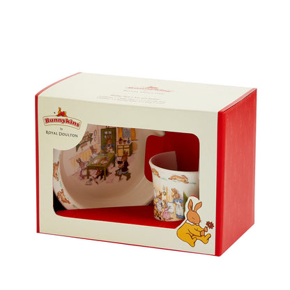 Royal Doulton Bunnykins Baby Bowl & Two-Handled Mug, 2 Piece Set
