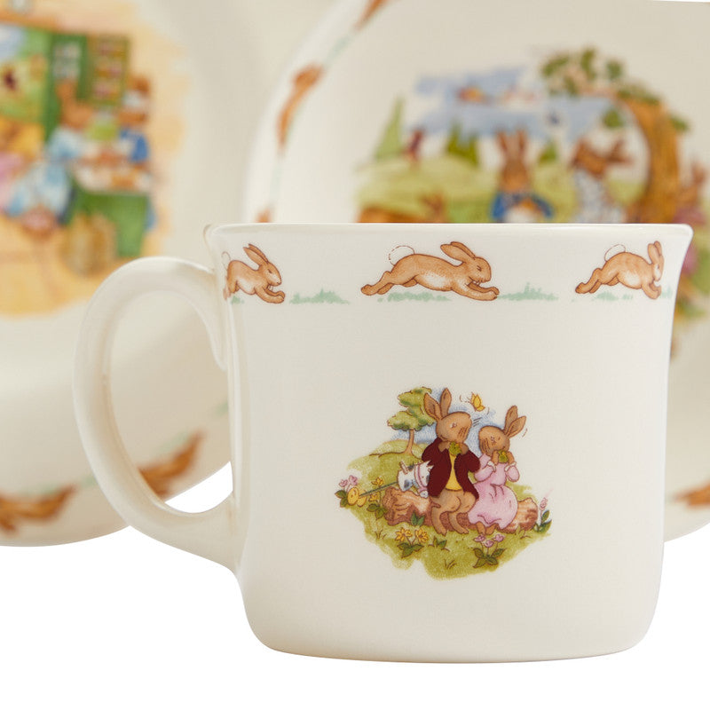 Royal Doulton Bunnykins Childrens Bowl, Plate & Mug, 3 Piece Set