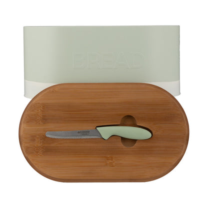 Typhoon Oben Bread Storage - White/Green