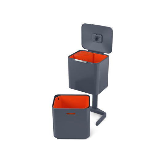 Joseph Joseph  Totem Max 60L Waste Separation Bin - Graphite