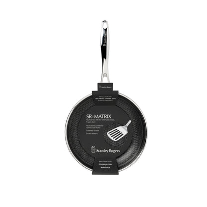 Stanley Rogers 26cm Matrix Frypan - Silver