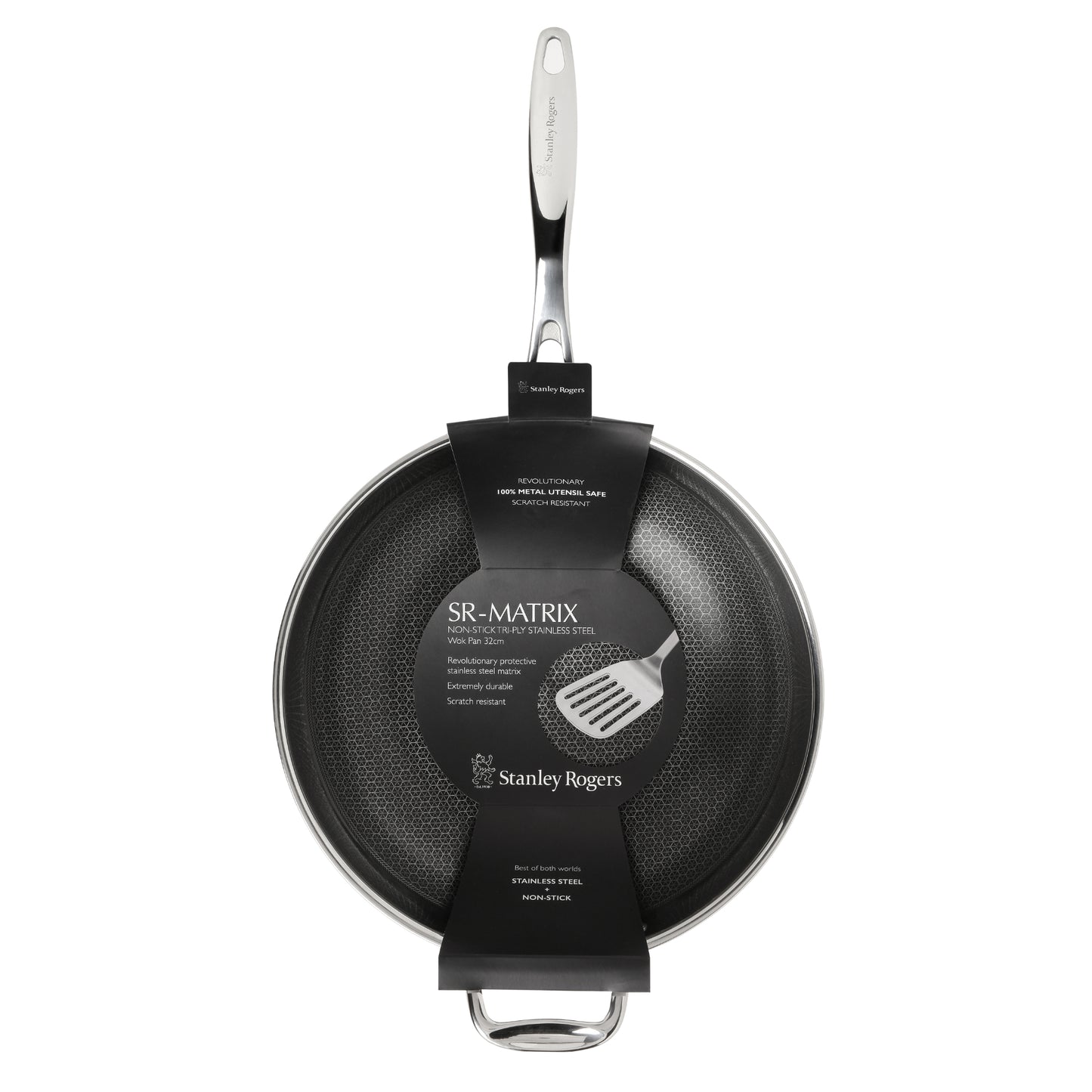 Stanley Rogers 32cm Matric Wok Pan - Silver