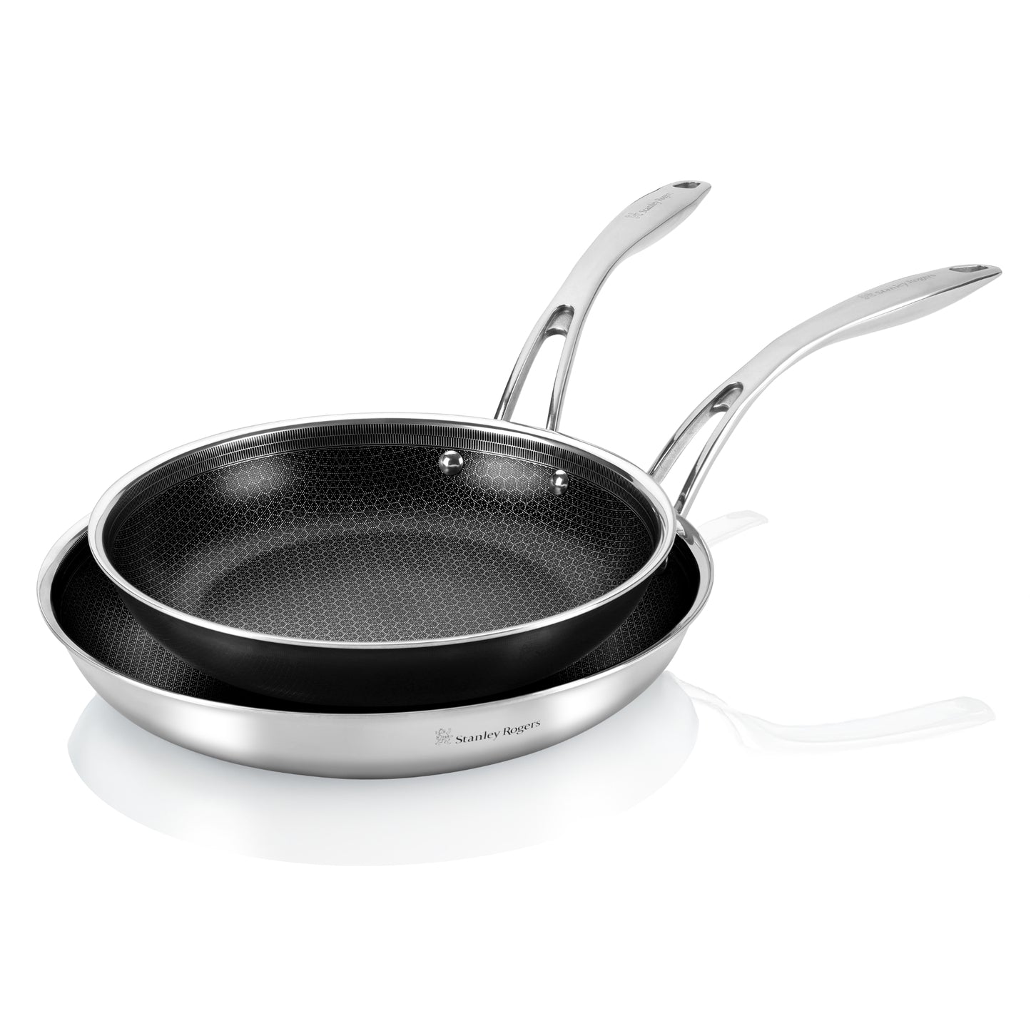 Stanley Rogers Matrix 2 Piece Frypan Set - Silver