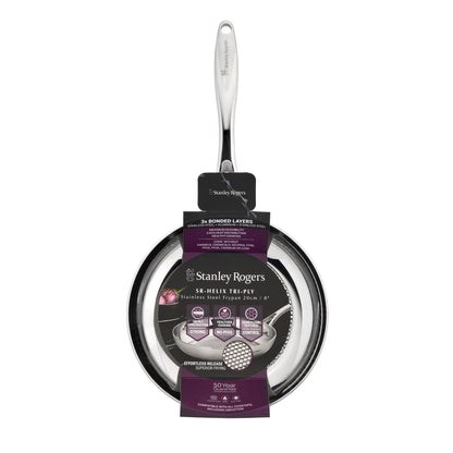 Stanley Rogers Helix 20cm Frypan - Silver