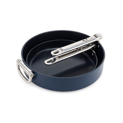 Joseph Joseph Space 2 Piece Non-Stick Frying Pan Set - Midnight Blue