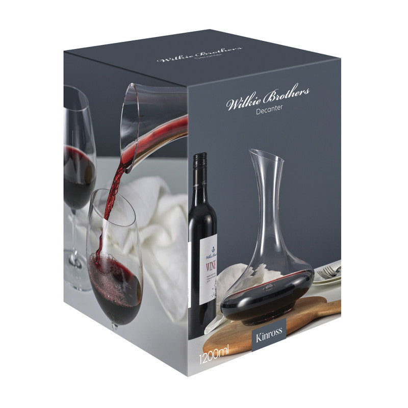 Wilkie Brothers Kinross 1.2L Decanter - Clear