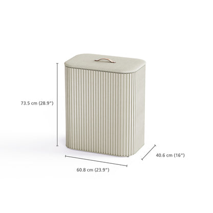Joseph Joseph Tota Trio Luxe 90L Laundry Basket - Ecru