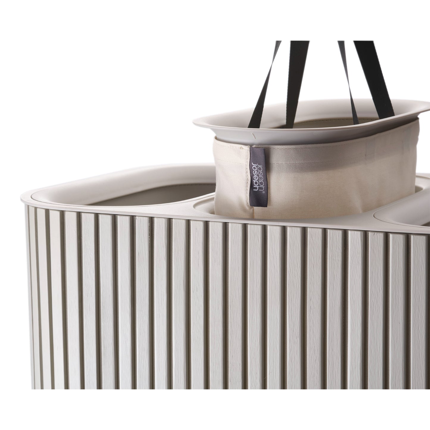 Joseph Joseph Tota Trio Luxe 90L Laundry Basket - Ecru