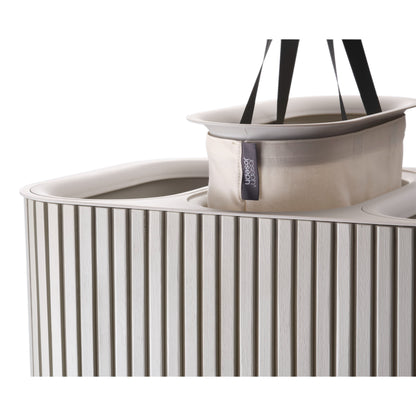 Joseph Joseph Tota Trio Luxe 90L Laundry Basket - Ecru