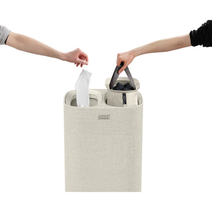 Joseph Joseph Tota 60L Laundry Basket - Ecru