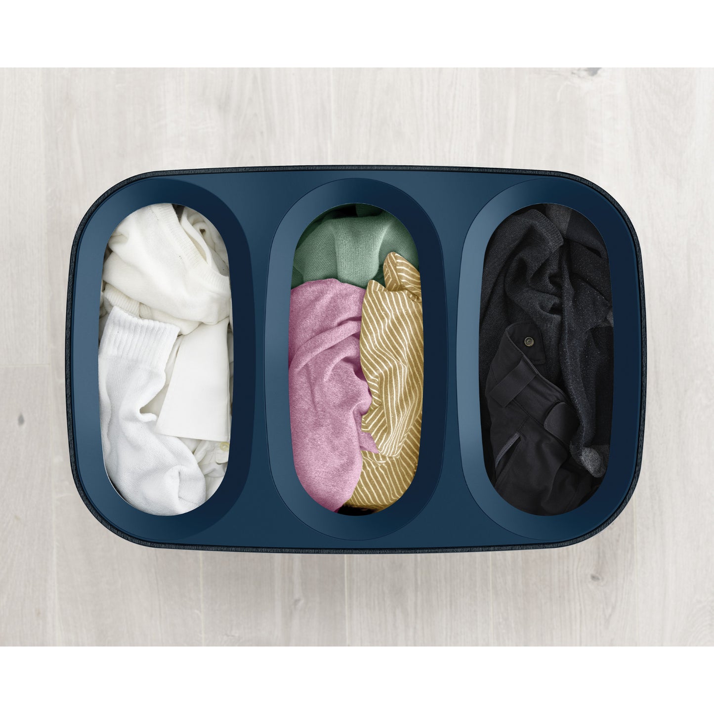 Joseph Joseph Tota Trio 90L Laundry Basket - Carbon Black