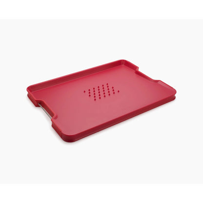 Joseph Joseph  Cut&Carve Plus Multi-function Chopping Board (2022) Large - Red