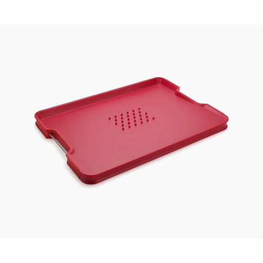 Joseph Joseph  Cut&Carve Plus Multi-function Chopping Board (2022) Large - Red