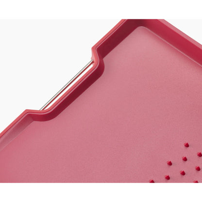 Joseph Joseph  Cut&Carve Plus Multi-function Chopping Board (2022) Large - Red