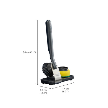Joseph Joseph SinkTech? Washing Up Brush & Sponge Set with Steel Stand