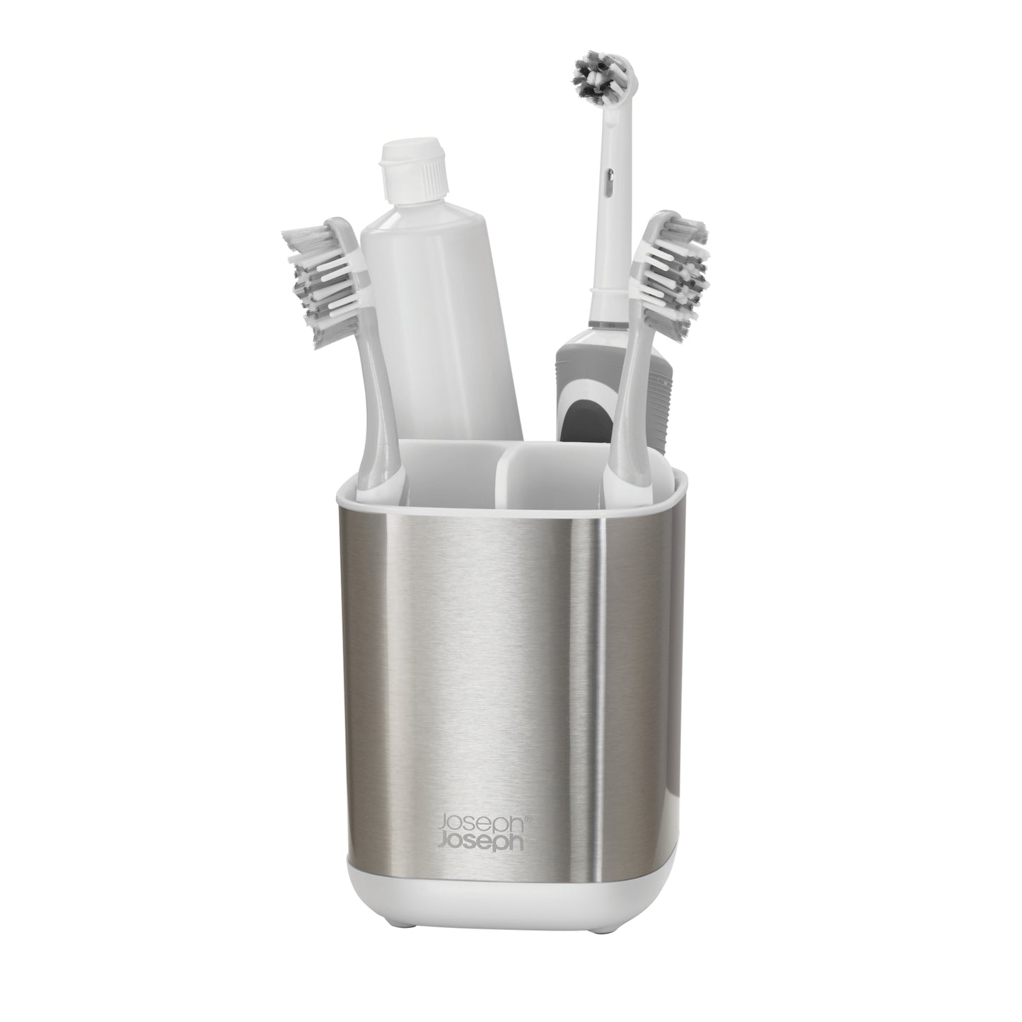 Joseph Joseph  EasyStore Steel Toothbrush Holder