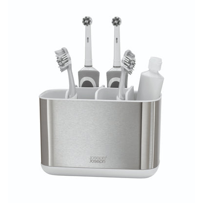 Joseph Joseph  EasyStore Steel Toothbrush Holder - Large