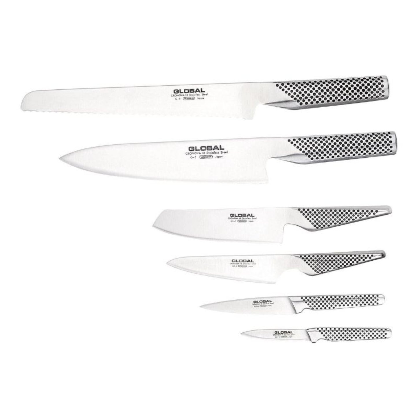 Global 79585 Ikasu Knife Block Set 7pc