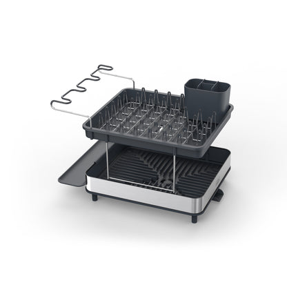 Joseph Joseph Excel Steel 2-tier Dish Rack - Grey