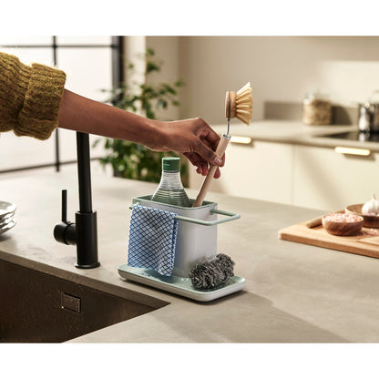 Joseph Joseph  Caddy Sink Tidy - Light Stone/Sage