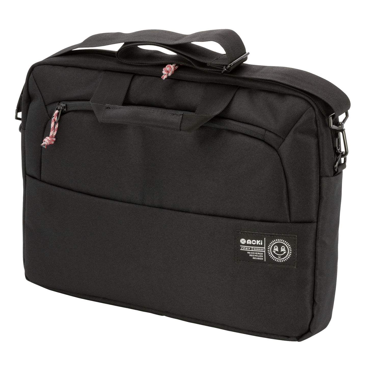 Moki rPET Series Laptop Satchel 17" - Black