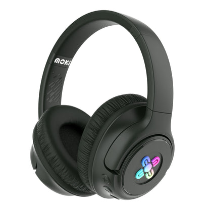 Moki Mixi LED Volume Limited Wireless Headphones - Black