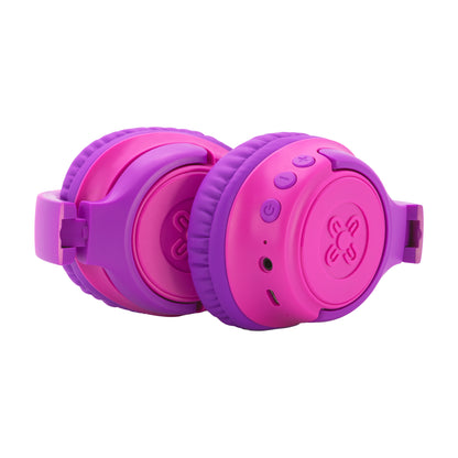 Moki Mixi Kids Volume Limited Wireless Headphones - Pink/Purple