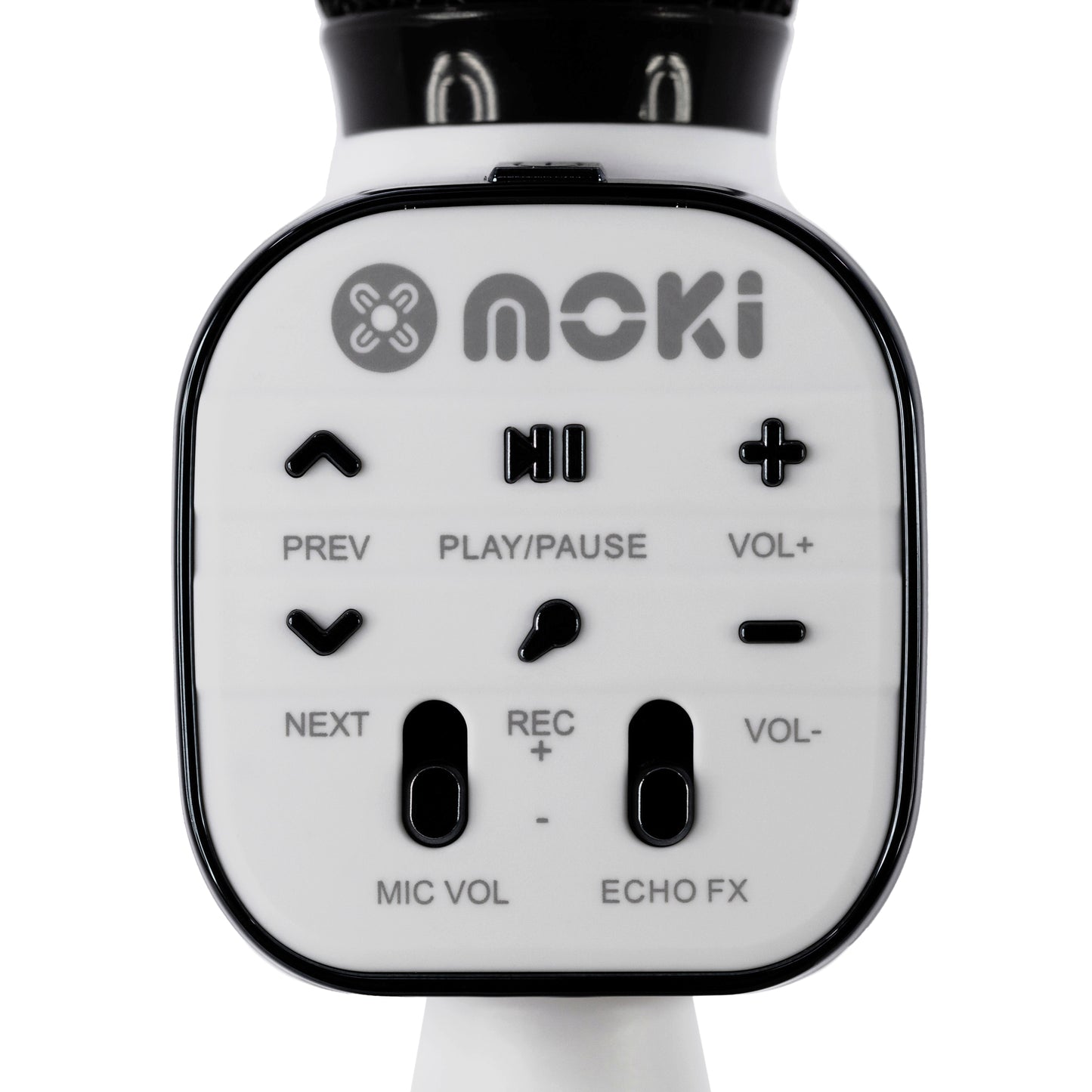 Moki Popstar Karaoke Microphone - Black & White