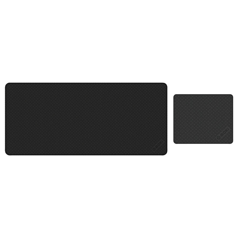 Moki Large Desk Mat & Mouse Pad - Black