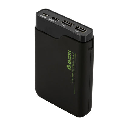Moki PowerBank + 10000mAh (Type-C + USB) - Black