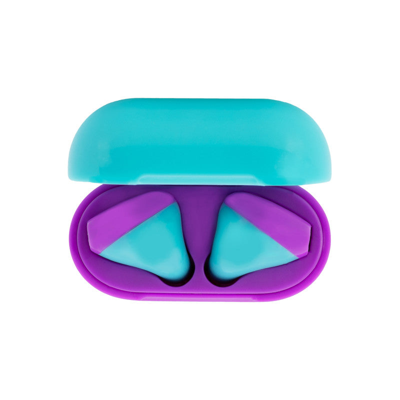 Moki MokiPods Mini TWS Earphones for Kids Volume Limited - Purple/Aqua