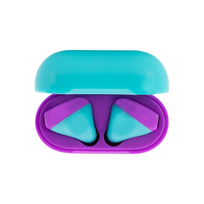 Moki MokiPods Mini TWS Earphones for Kids Volume Limited - Purple/Aqua