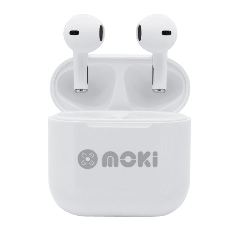 Moki MokiPods Mini TWS Earphones for Kids Volume Limited - White