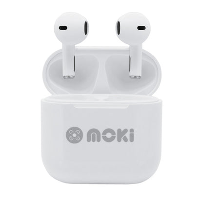 Moki MokiPods Mini TWS Earphones for Kids Volume Limited - White