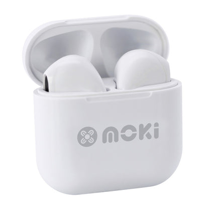 Moki MokiPods Mini TWS Earphones for Kids Volume Limited - White
